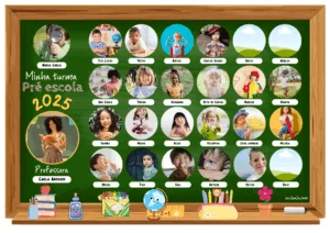 Painel Foto da Turma 2025 – Modelo Editável no Canva