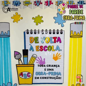 Painel Bem-Vindos Volta às Aulas + Montagem | Decoração Sala de Aula