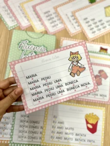 14 Fichas Ilustradas em PDF para Alfabetização com Método Progressivo de Palavra para Frase | Treino Diário de Leitura com Agilidade, Precisão e Expressão