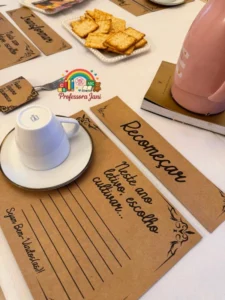 Kit Acolhimento Café para Recomeçar (PDF) 29 paginas | Dinâmica Café para Recomeçar | Painel e Moldes