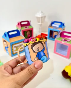 Caneca Volta às Aulas + Caixinha para Docinhos – Arquivo PDF com 8 Páginas para Impressão e Montagem