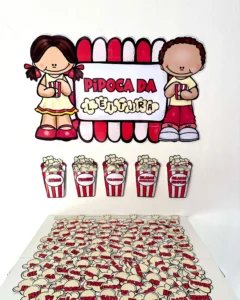 Pipoca da Leitura – Letras, Sílabas, Palavras e Frases (PDF com 111 páginas)