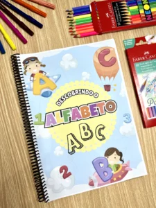 Apostila Descobrindo o Alfabeto com 78 Páginas de Atividades