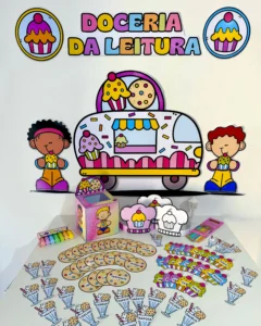 Kit Doceria da Leitura com 52 Páginas