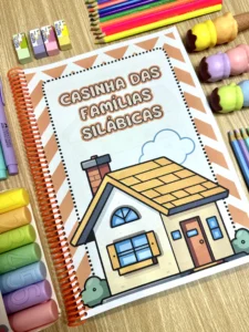 Casinha das Famílias Silábicas em PDF com 22 Páginas