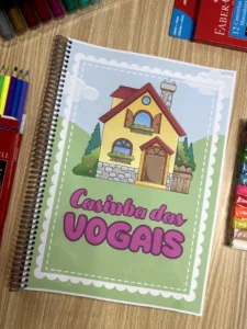 Casinha das Vogais para Pré-Alfabetização e Alfabetização