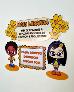 Painel Maio Laranja em PDF com 25 Páginas