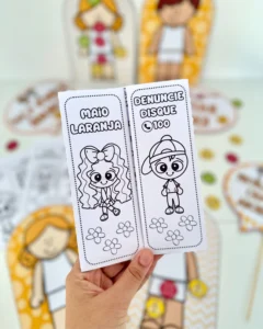 Kit Maio Laranja em PDF com 13 Páginas