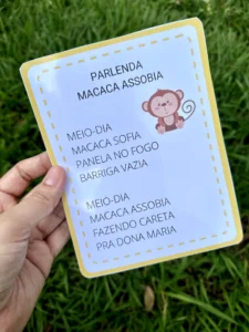 Fichas de Leitura com Parlendas em PDF com 30 Páginas