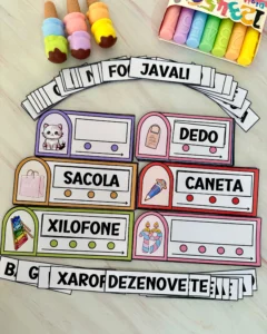 Encontre a Palavra PDF com 42 Fichas Coloridas para Educação Especial