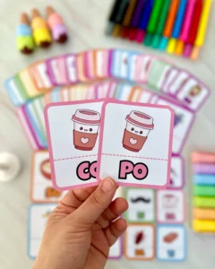 Jogo da Memória das Sílabas para Educação Especial