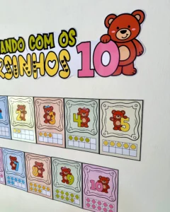 Contando com os Ursinhos PDF com 42 Páginas para Educação Especial