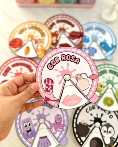 Roletas das Cores com 10 Roletas para Educação Especial