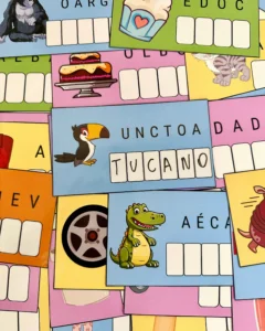 Desembaralhe as Letras com 30 Fichas para Educação Especial
