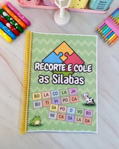 Recorte e Cole as Sílabas com 30 Atividades para Educação Especial