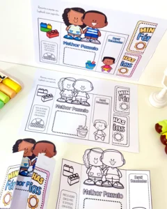 Lapbook Minhas Férias com Versão Colorida e Para Colorir