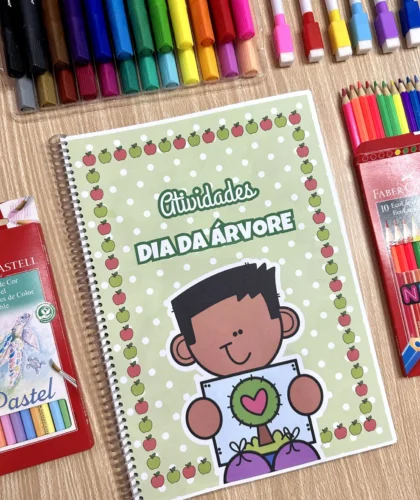 Capa do PDF com título Atividades Dia da Árvore